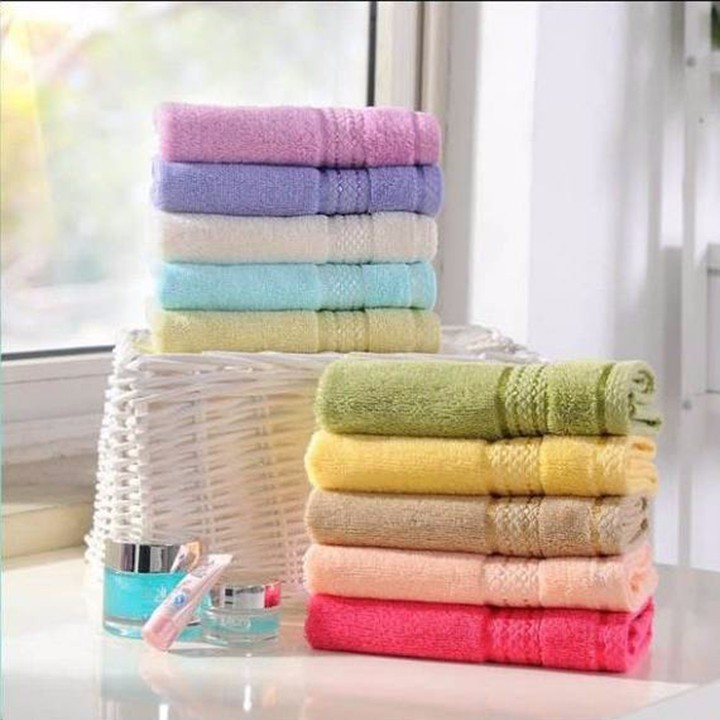 Combo 10 khăn rửa mặt chất cotong dày đẹp, nhiều màu