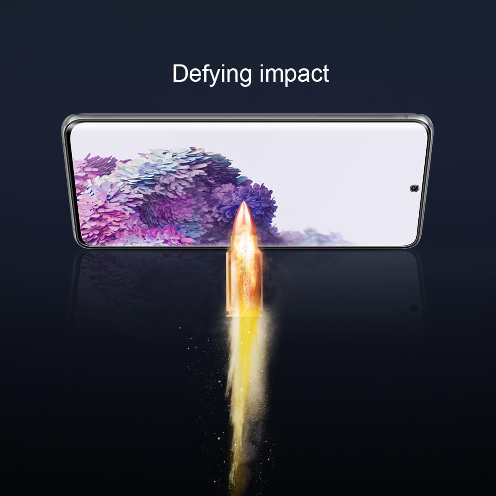 Miếng dán kính cường lực 3D full màn hình cho Samsung Galaxy S20 Plus hiệu Nillkin CP+ Max - Hàng chính hãng