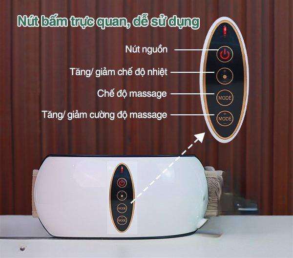 Máy massage bụng đùi,đai massage bụng pin sạc,rung nhiệt hồng ngoại đánh tan mỡ bụng cho cơ thể thon gọn