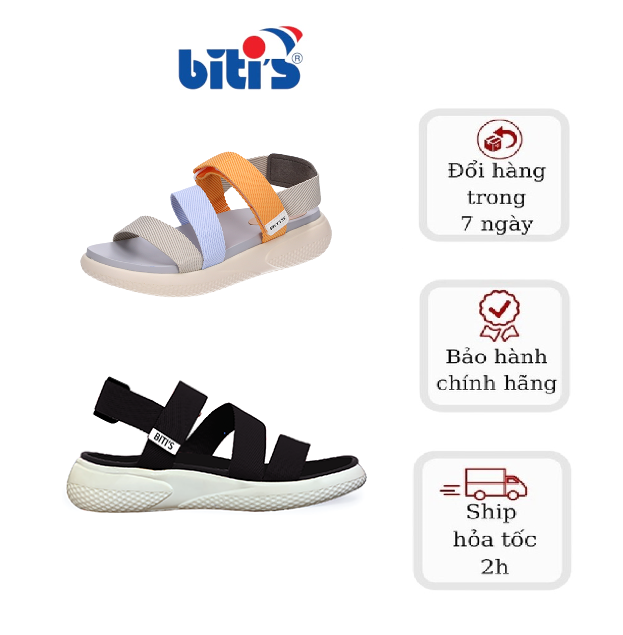 Sandal Nữ Biti's BPW000788 Siêu Êm Chống Trơn Trượt