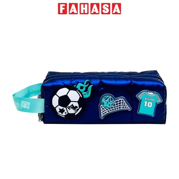 Bóp Viết Thể Thao Soccer Phối Hình Bóng Đá - Yescholar 9426 - Màu Xanh Dương