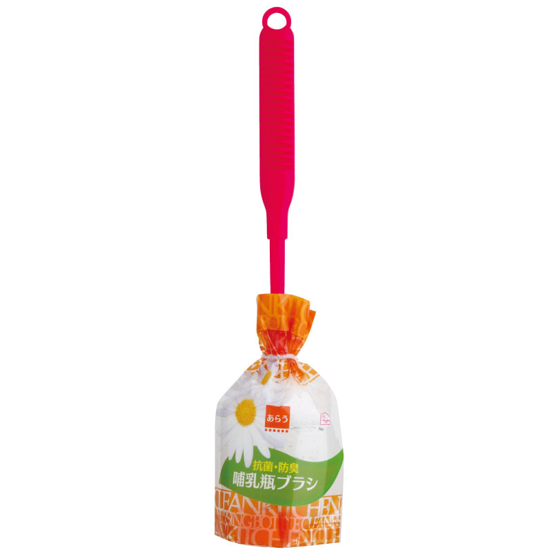 Combe bình đựng nước Charger 830ml màu đỏ + cây cọ rửa bình nước đầu mút - made in Japan