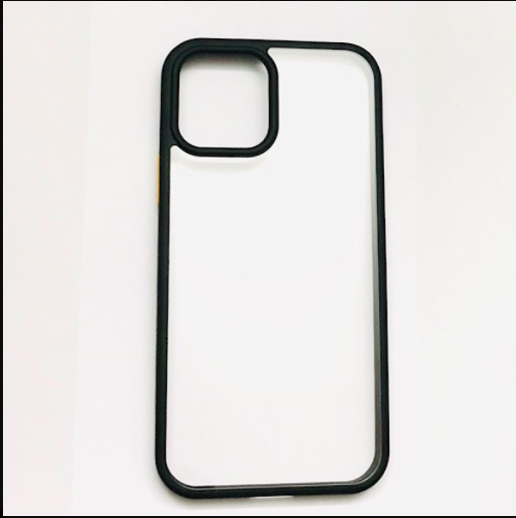 Ốp lưng cho iPhone 13 hiệu Rock Guard Hybrid Glass Pc viền màu chống sốc - Hàng nhập khẩu