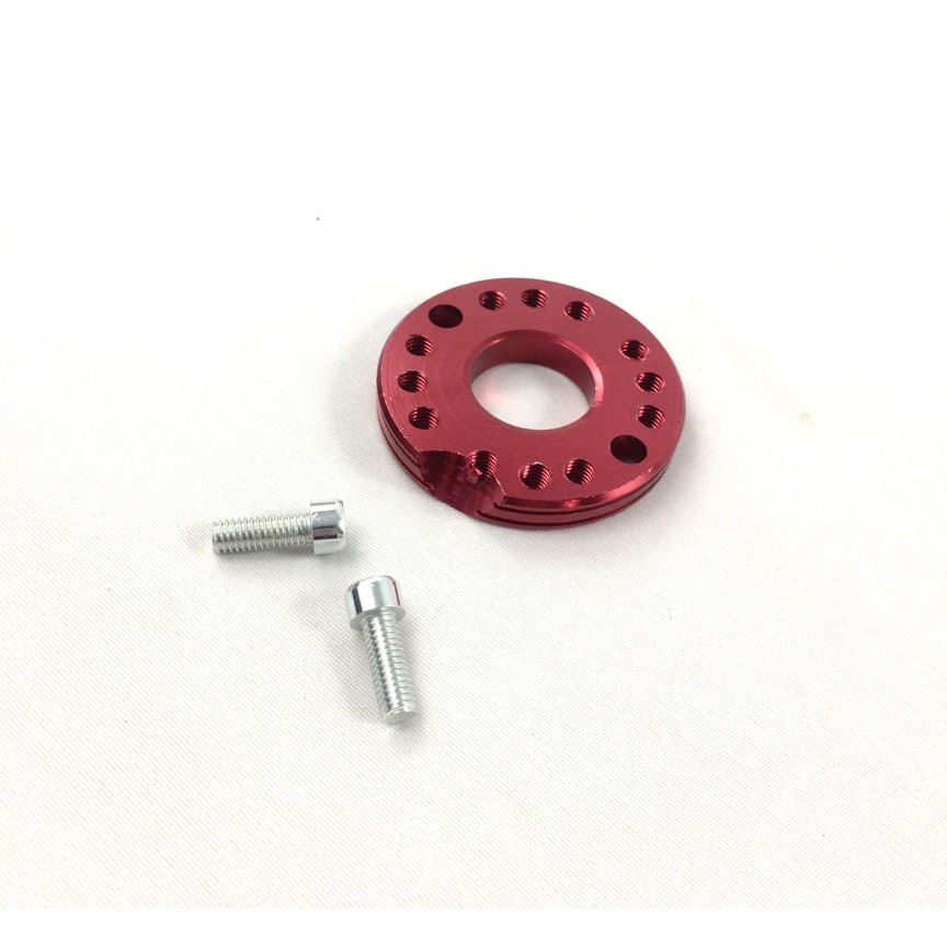 Thớt xoay bình xăng con CNC màu đỏ