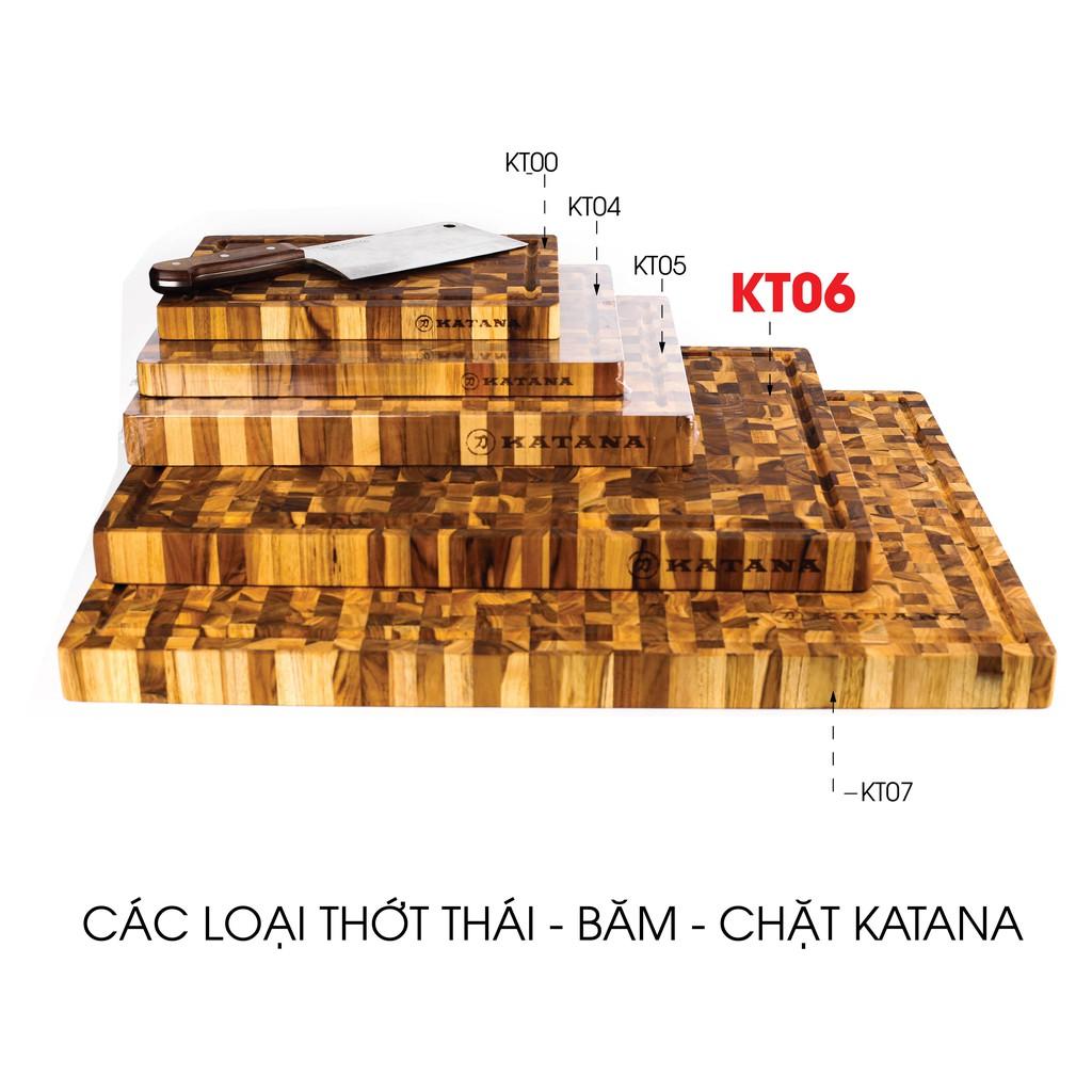 Thớt vuông gỗ Teak cao cấp cỡ lớn - KT06