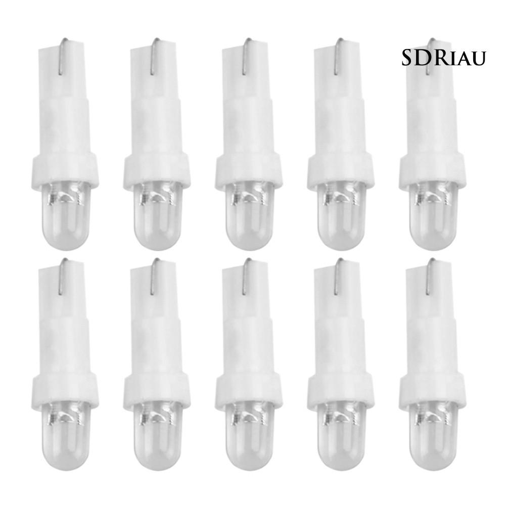 Set 10 Đèn Led 12v T5 Gắn Bảng Điều Khiển Xe Ô Tô