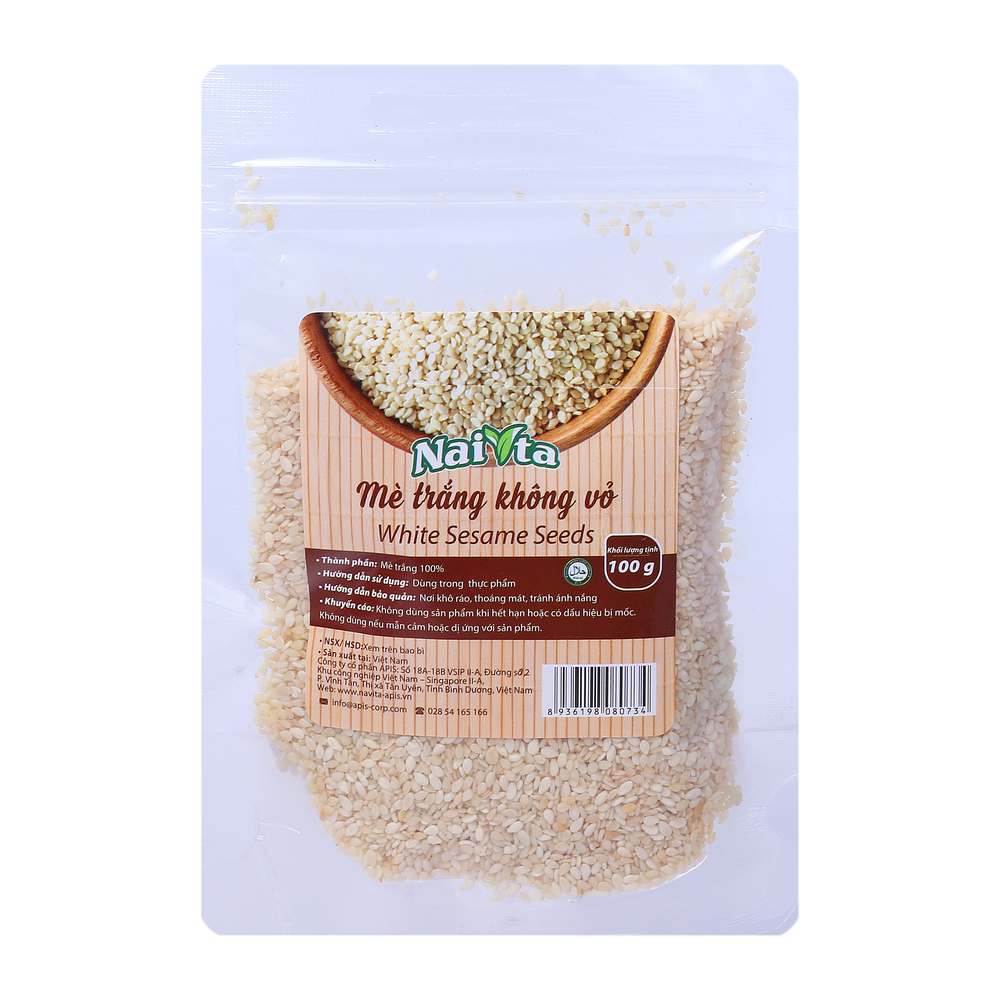 Mè Trắng Không Vỏ Naita 100G