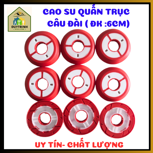 Cuộn quấn dây trục câu cá, quấn trục cao su câu đài