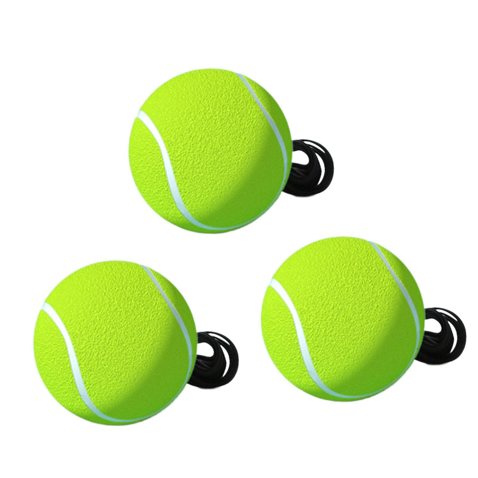 Tennis Ball Trainer Tennis  Ball with Ball Rope Trainer Baseboard Tennis Solo Equipment Self Exercise Tennis for Indoor Outdoor Adult
