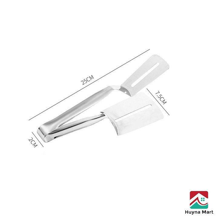 Kẹp gắp inox 304, xẻng gắp thức ăn nóng, chiên rán