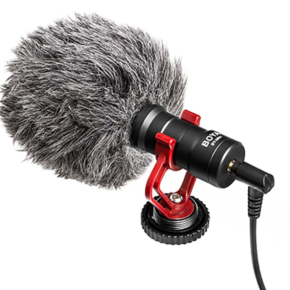 Phụ Kiện Âm Thanh | Micro Thu Âm Chuyên Nghiệp BOYA Shotgun Microphones BY-MM1, Nhỏ Gọn, Tiện Lợi, Bền Bỉ, Chất Lượng Cao, Thích Hợp Dùng Tích Hợp Cho Gimbal, Máy Ảnh DSLR &amp; Khung Quay Cho Điện Thoại - Hàng Chính Hãng