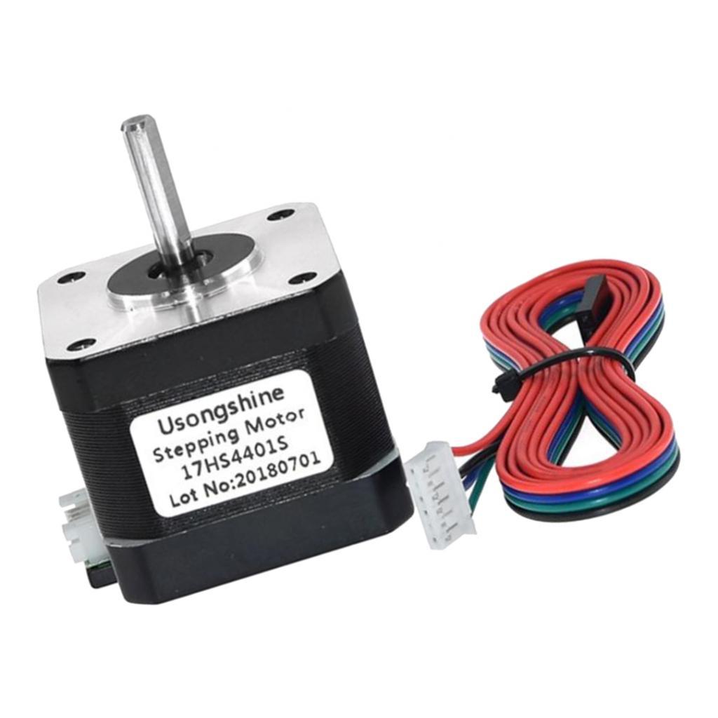 17HS4401S Stepper Motor Nema17 W/  Cable Wire for 3D Printer Accs