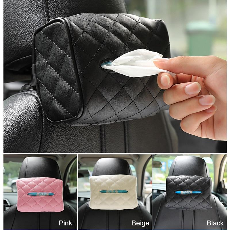 Hộp Đựng Khăn Giấy Dùng Một Lần Gắn Lưng Ghế Xe Hơi