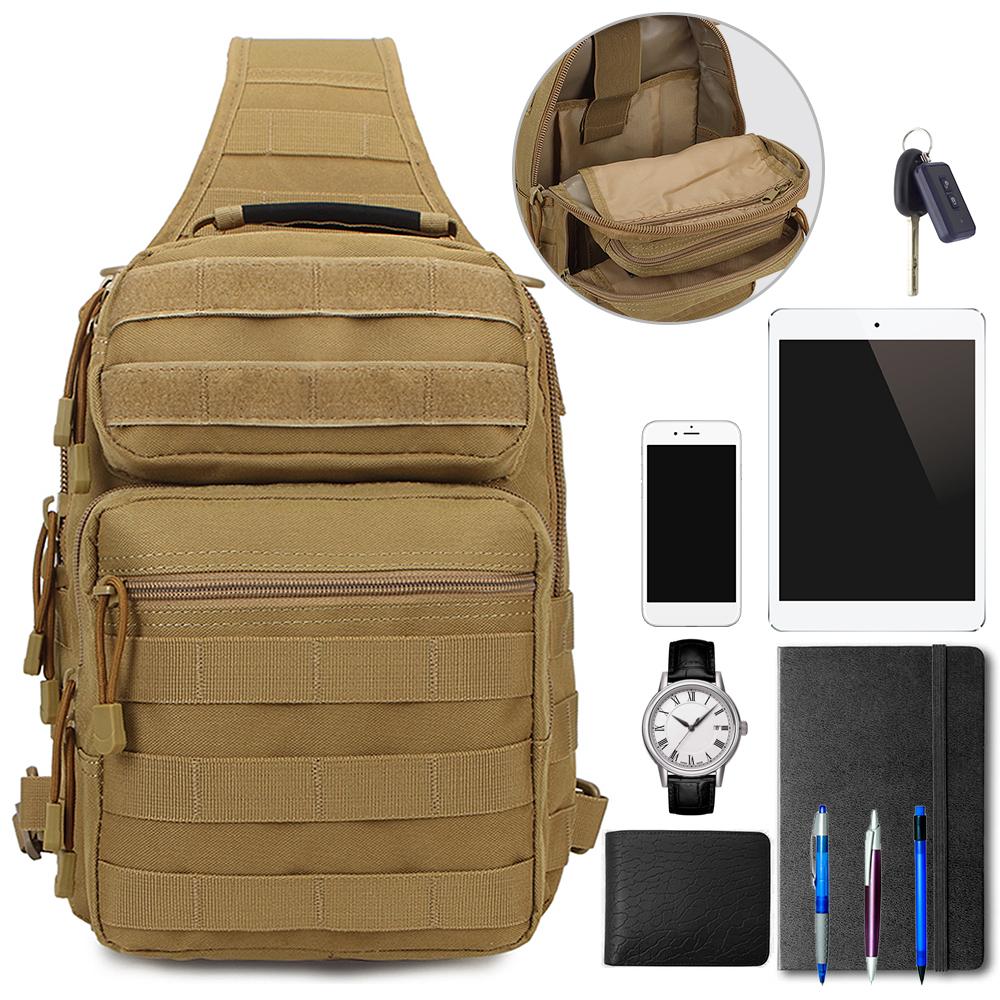 Ba lô đeo chéo ngực ngoài trời, chống nước, đi săn bắt, câu cá