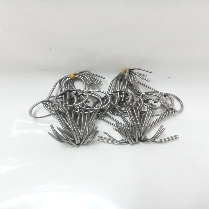 COMBO 20 MÓC INOX QUAY THỊT,GÀ VỊT DÀY 4LY.