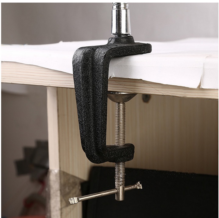 Kính lúp kẹp bàn 2,5X-5X hỗ trợ sửa chữa ver2