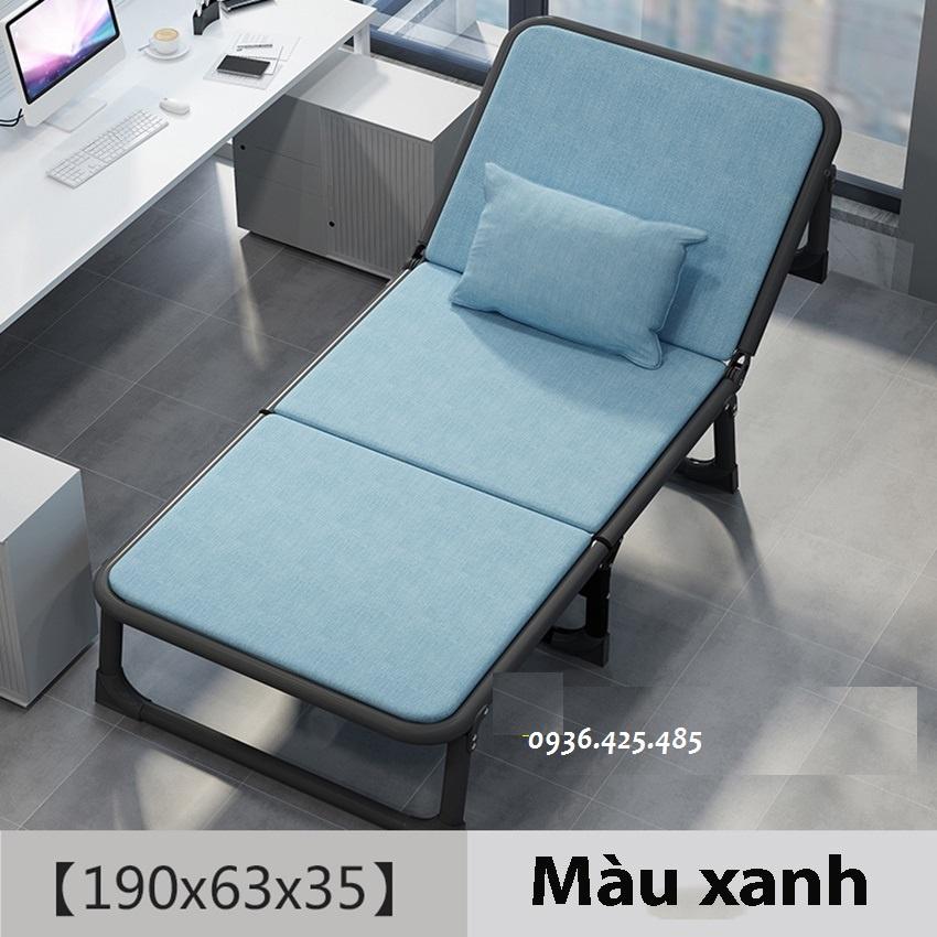 Giường xếp đa năng 63x193cm nằm ngủ trưa tại văn phòng, Giường gấp gọn kèm đệm