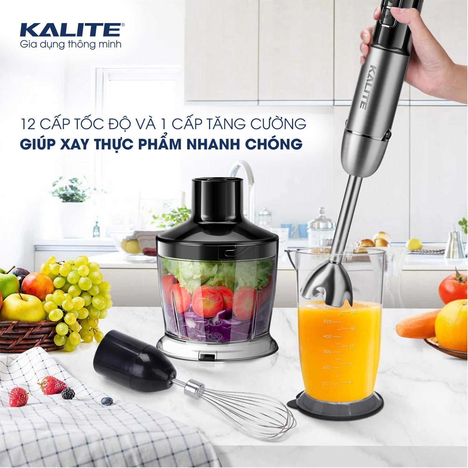 Máy xay sinh tố cầm tay KEB4111. Hàng chính hãng