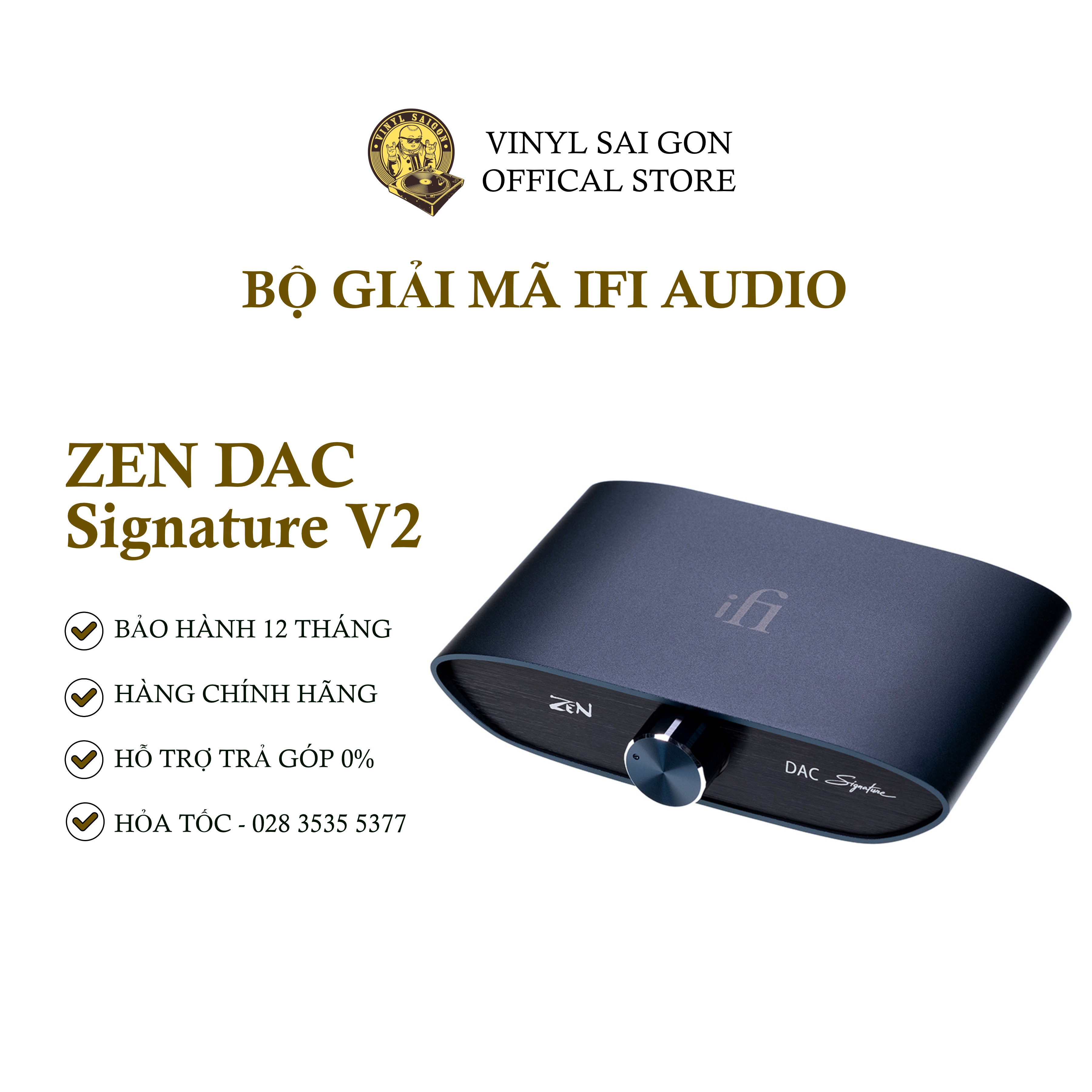 Bộ Giải Mã Dac/Amp ZEN DAC Signature V2 - Hàng Nhập Khẩu