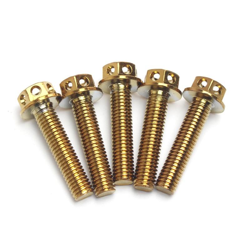 New 5PCS stainless steel M8 Wheel Lug bolt screw For vespa Piaggio Vespa GTS 300 300/ie GTS300