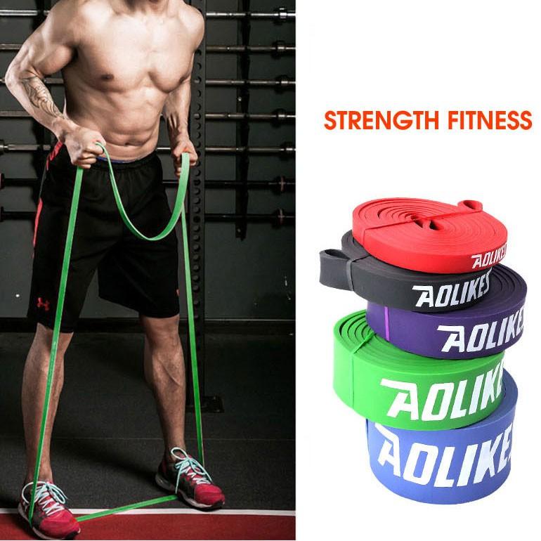 DÂY KHÁNG LỰC TẬP MÔNG TẬP GYM YOGA AOLIKES 2080 MM, HÀNG CAO CẤP