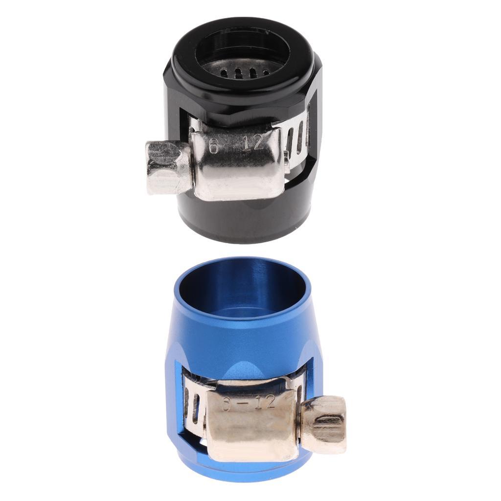 Replacement AN6 Hose End Finisher Aluminium Oil Water Pipe Clamp