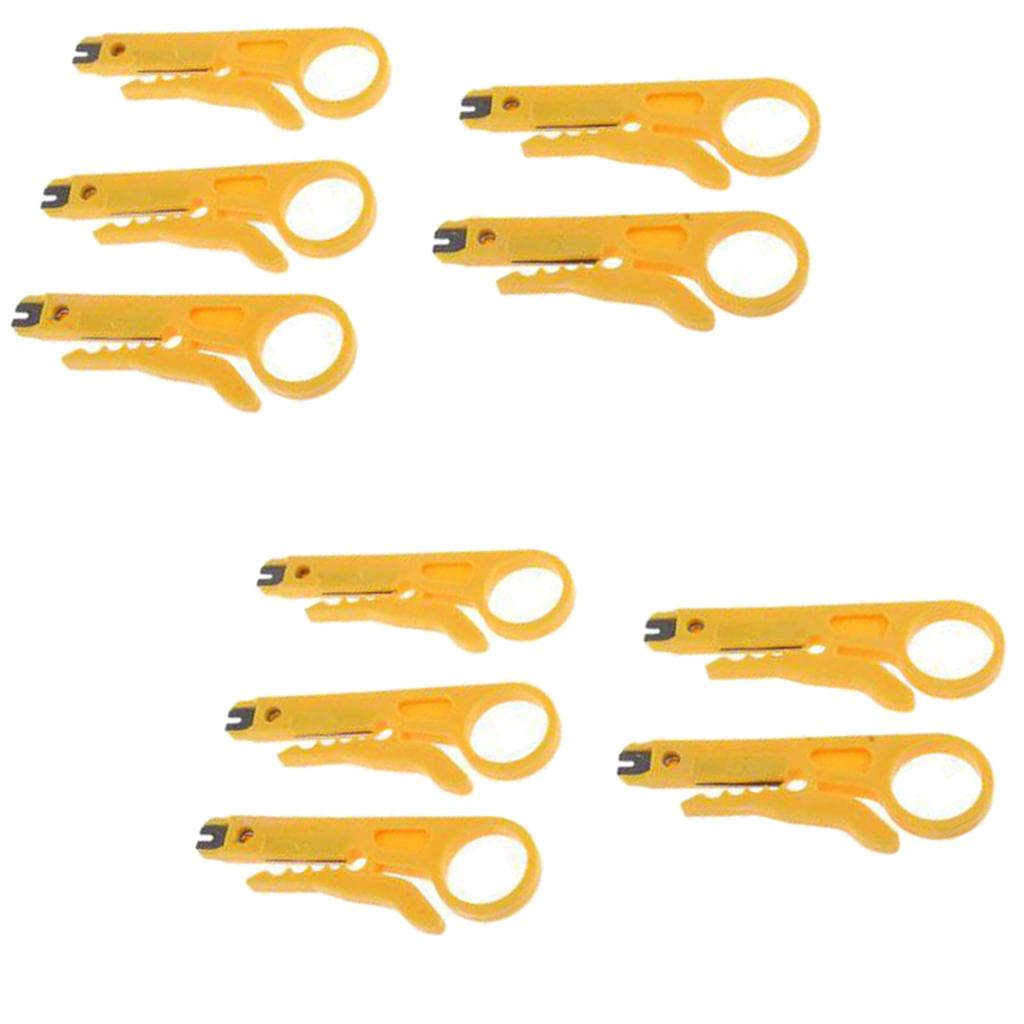 10Pcs Small Wire Cutters Cutting Strippers Coaxial Cables