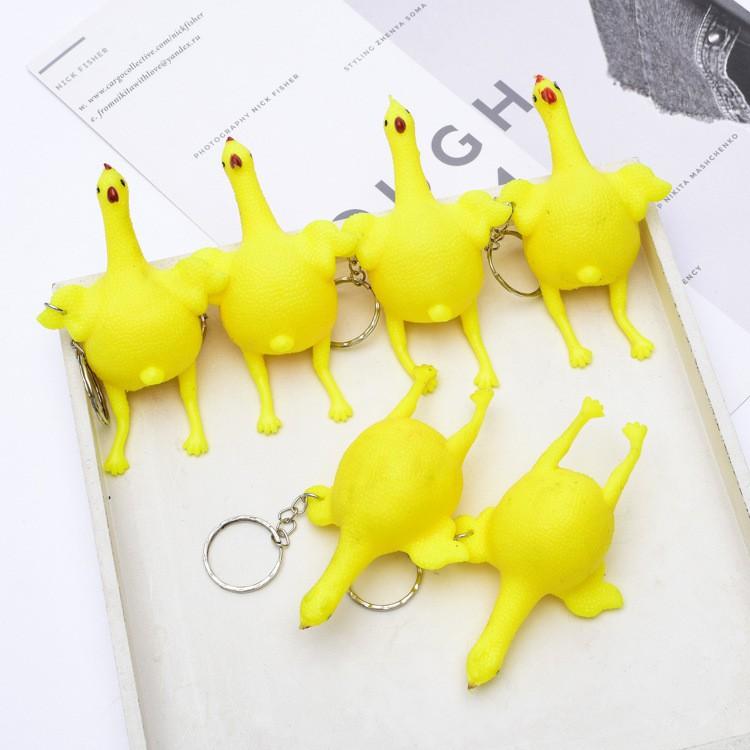 Combo 61 Móc Khóa Gà Đẻ Trứng Kute