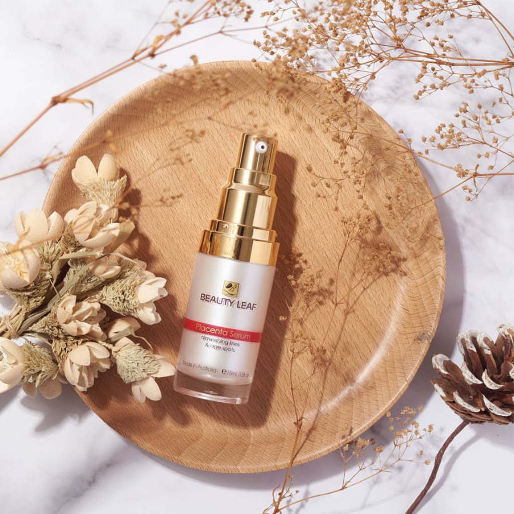 Tinh Chất Serum Dưỡng Trắng Da Nhau Thai Cừu Giúp Làm Mờ Thâm,Nám,Tàn Nhang,Ngăn Ngừa Lão Hóa,Cung Cấp Vitamin Và Dưỡng Chất Nuôi Dưỡng Da Trắng Hồng Beauty Leaf 15ml - Nhập khẩu chính ngạch từ Úc