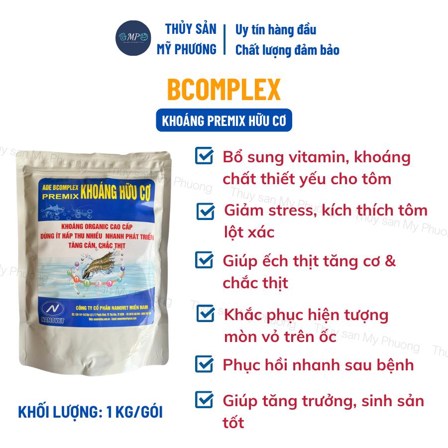 Khoáng trộn hữu cơ kích thích lột ngừa đục hoại tử cơ Bcomplex tăng cơ chắc thịt nặng cân tôm thẻ cá lươn ếch ốc ba ba