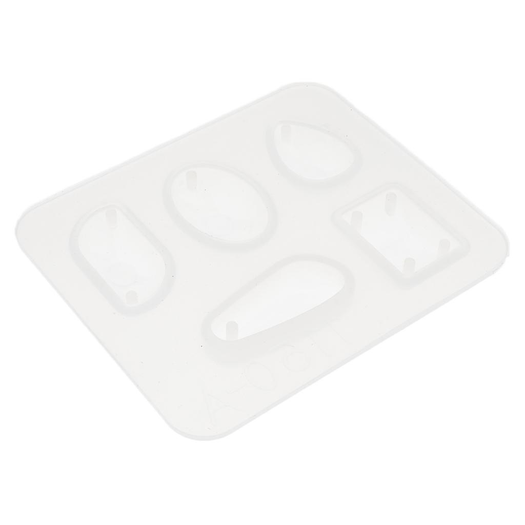 Silicone Trắng Mặt Dây Chuyền Khuôn Vòng Cổ Làm Moulds Đồ Trang Trí Thiết Kế Khuôn