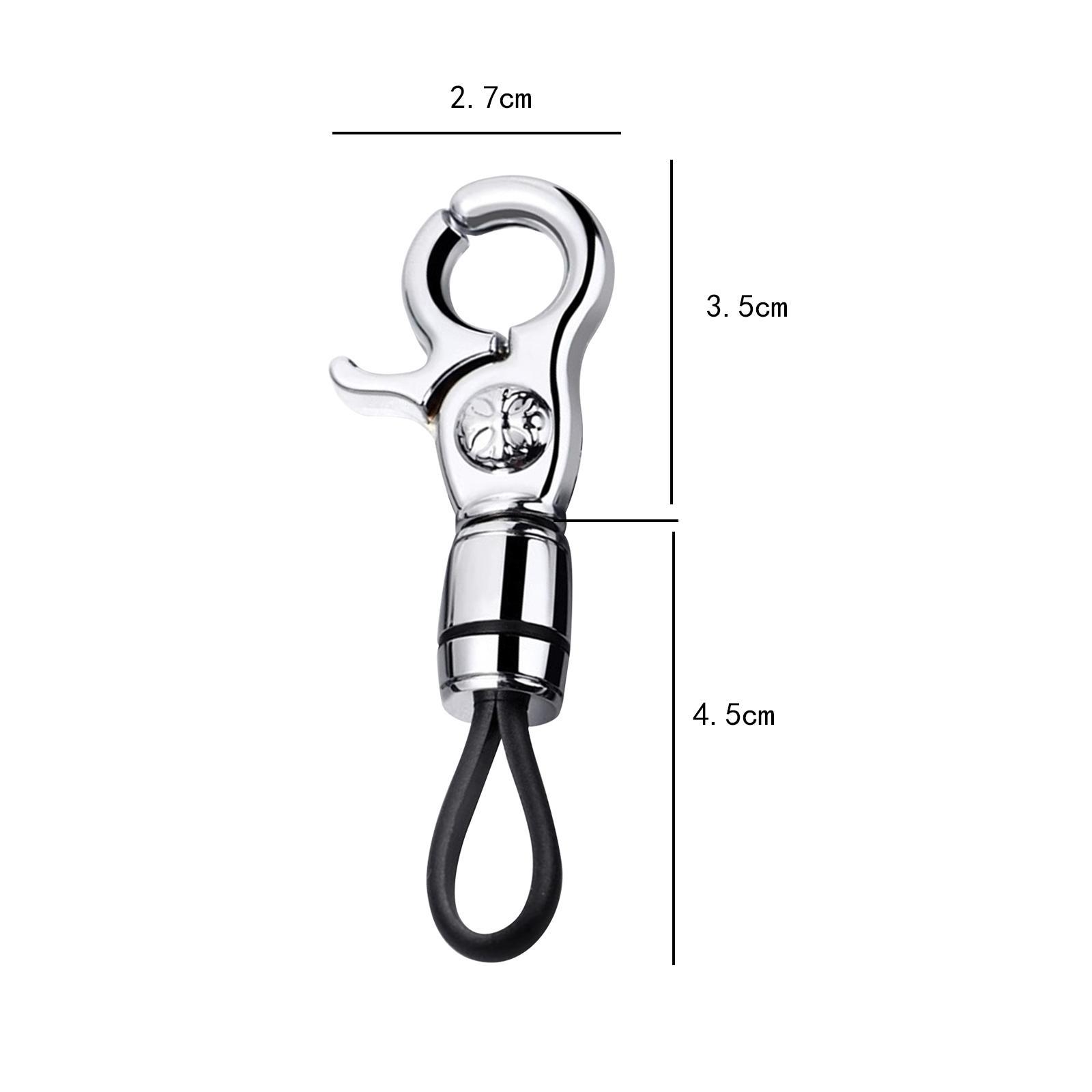 Key Fob Holder Business Keychain ,Heavy Duty ,360 Degree Rotatable,Metal Key , Motorcycle Keychain for Keys Backpack, Husband Boyfriend