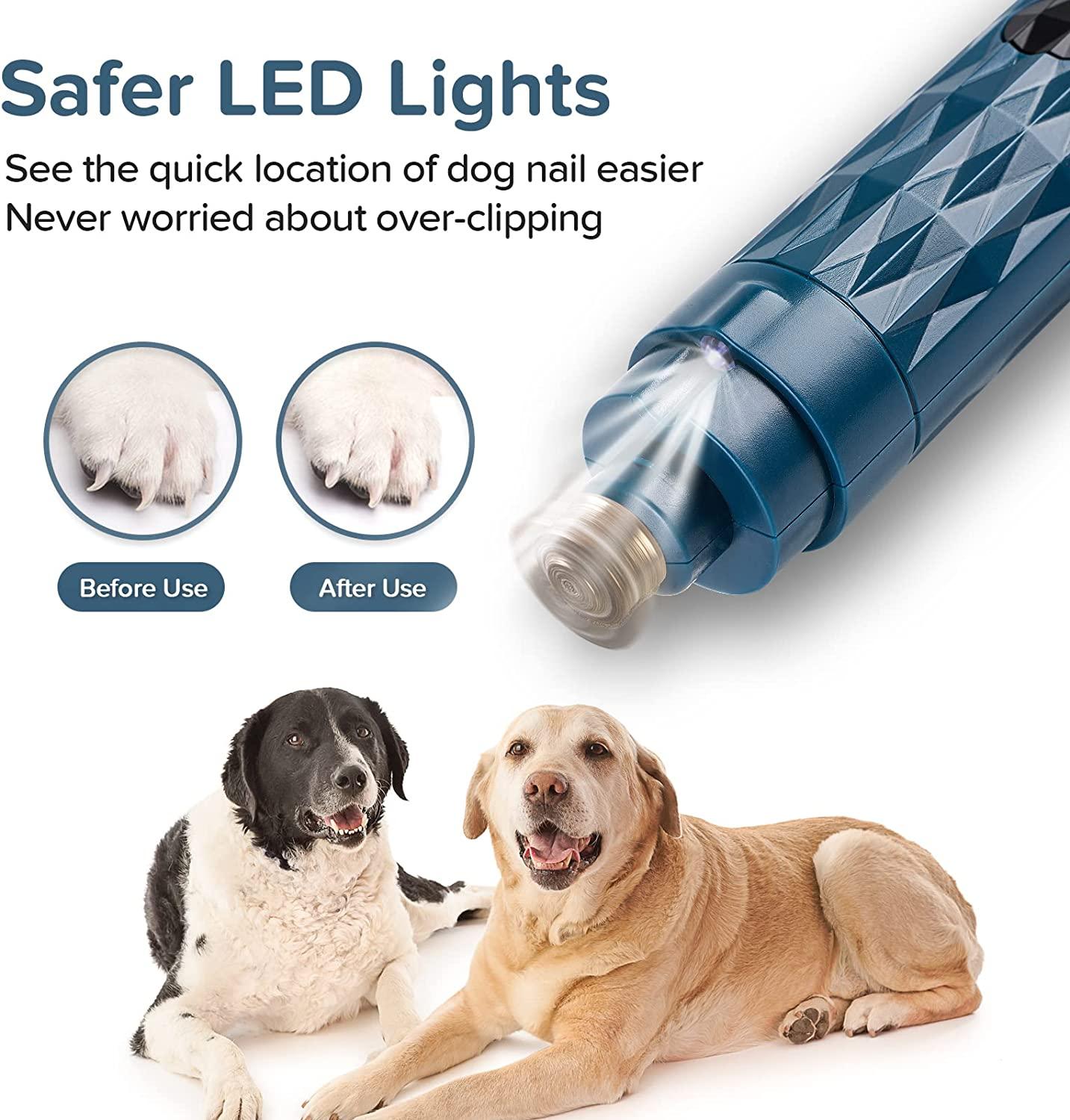 Máy mài móng tay không dây 2 tốc độ với tông đơ cắt móng tay thú cưng có thể sạc lại USB