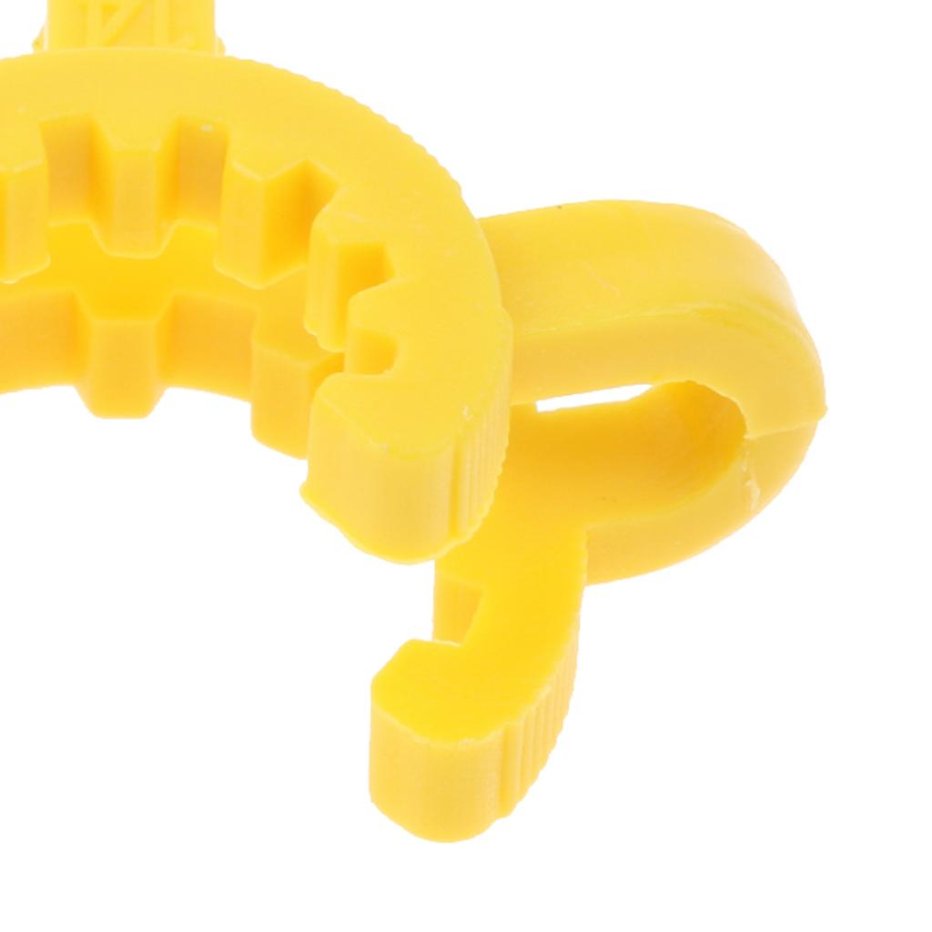 5pcs Polyacetal Keck Clamps Standard Taper Clips For Glass Ground 14-40 Mm