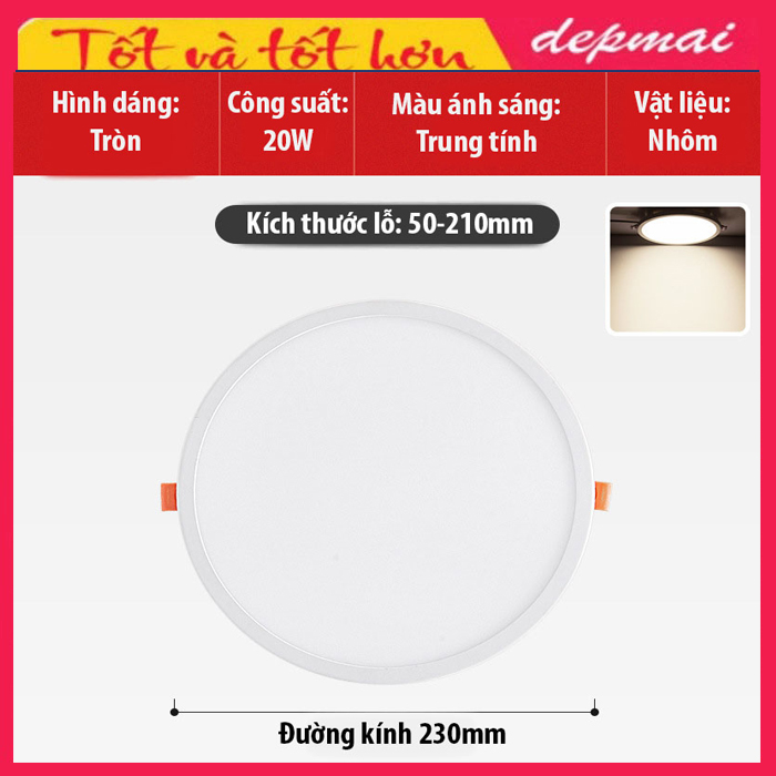 Đèn LED âm trần downlight siêu mỏng cao cấp,đèn LED giá rẻ,đèn trần phòng khách,đèn trần thạch cao siêu mỏng