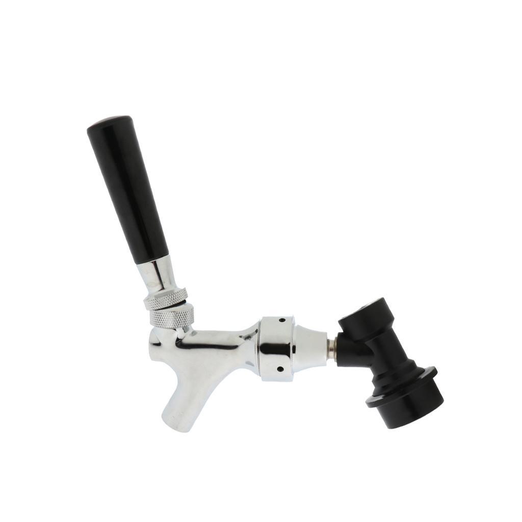 Draft Beer Faucet Tap Keg Faucet Kegerator Faucet / Tap with Handle Stainless Steel