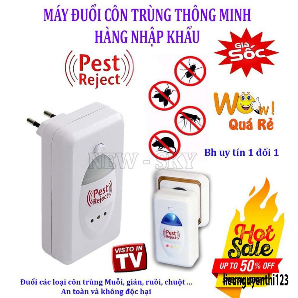 Máy Đuổi Chuột, Muỗi, Côn Trùng PEST REJECT Bằng Sóng Siêu Âm Không Sát Sinh