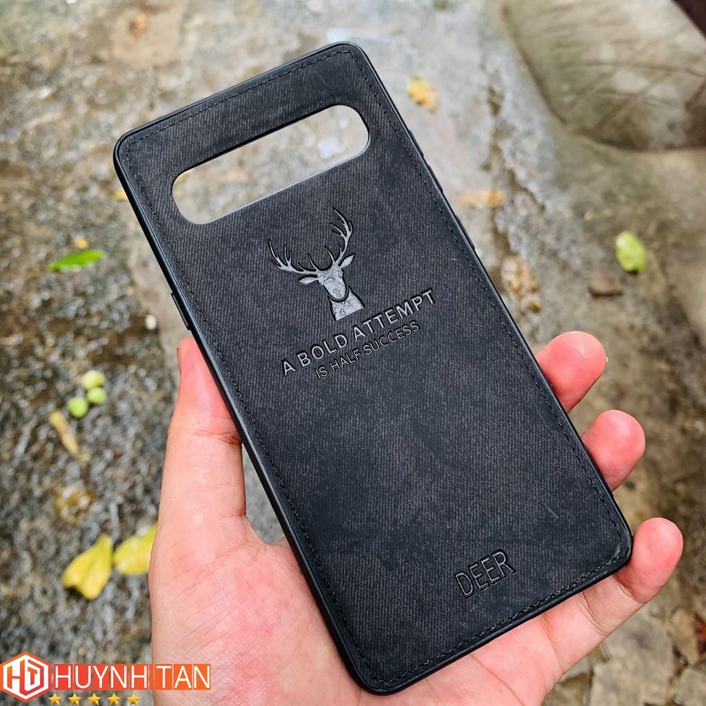 Ốp lưng s10 plus s10 s10 5g chống bám vân tay hình Nai 3D nhiều màu sắc phụ kiện điện thoại huỳnh tân store