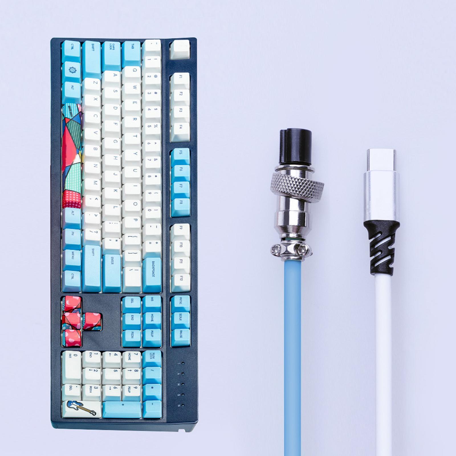 1.7M   Cable Detachable Spiral for Gaming Keyboard  Cable
