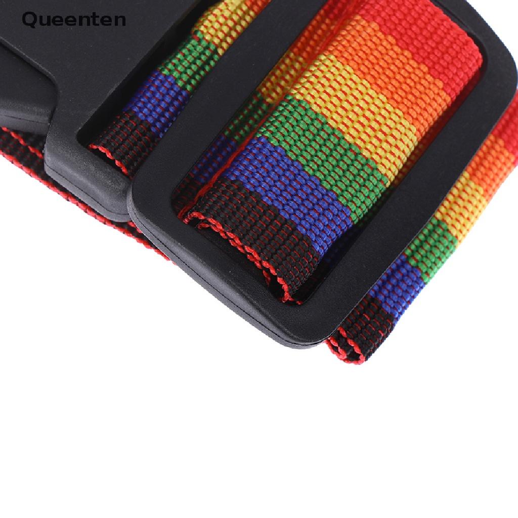 Queenten Luggage Strap Cross Belt Packing 180CM Adjustable Travel Buckle Baggage Belts QT