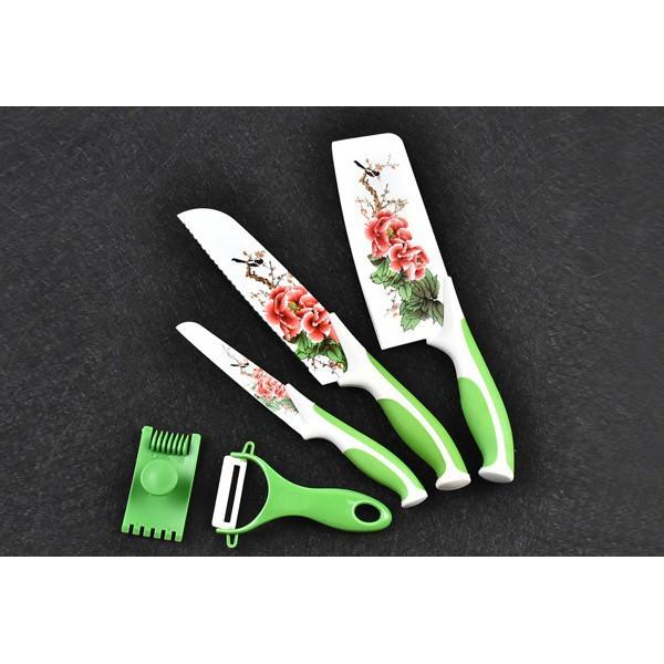 BỘ DAO NHẬT 5 MÓN HOA VĂN