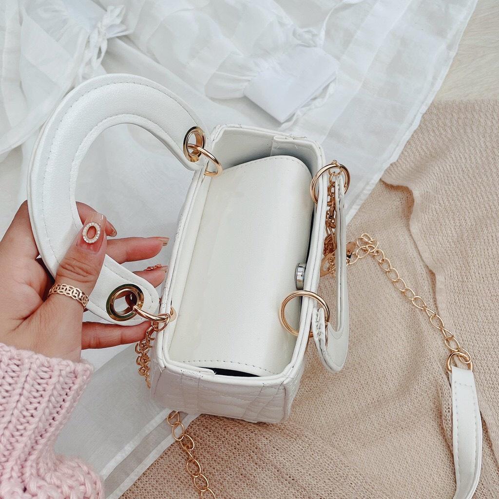 Túi xách đeo chéo nữ giá rẻ đẹp đi chơi phong cách thời trang hàn quốc dễ thương cute DC513