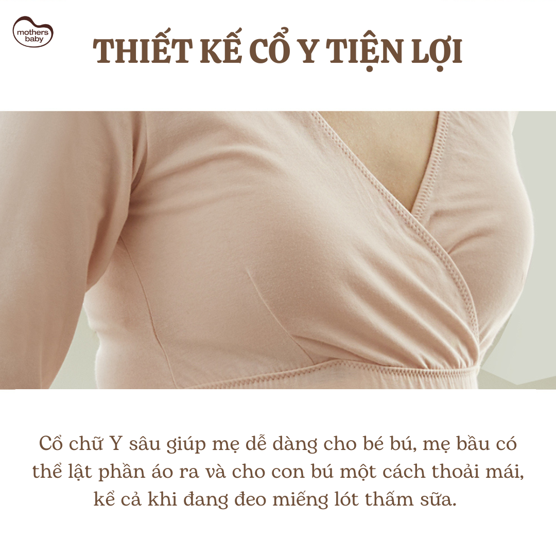 Đồ Bộ Bầu Và Sau Sinh Chất Liệu Thoáng, Mát, Mềm Mại - Thương Hiệu Mothersbaby Hàn Quốc