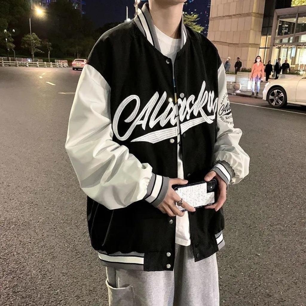 Áo khoác bomber nam nữ form rộng 2 lớp dù nam nữ ulzzang hottrend street style ALASKA  Hàn Quốc rẻ đẹp