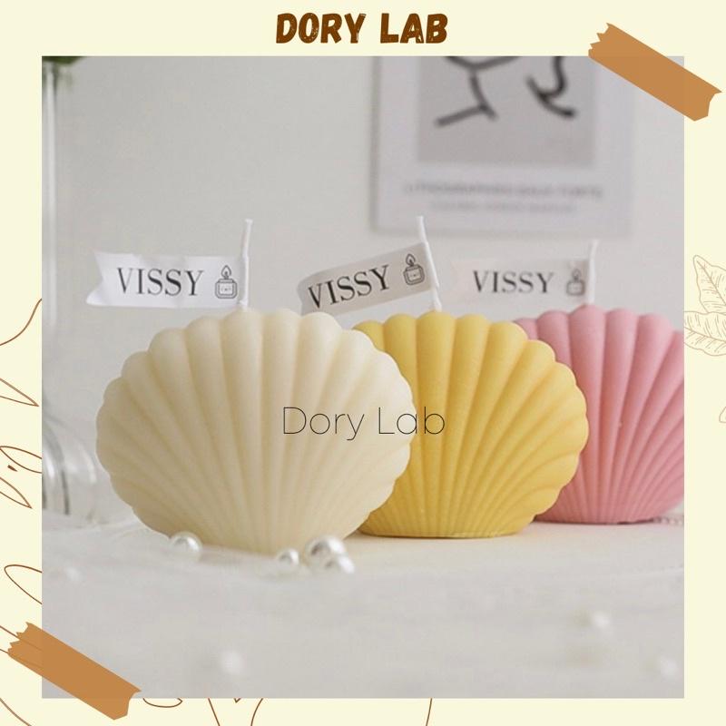 Nến Thơm Vỏ Sò Nhiều Màu Sắc Handmade Không Khói, Quà Tặng - Dory Lab