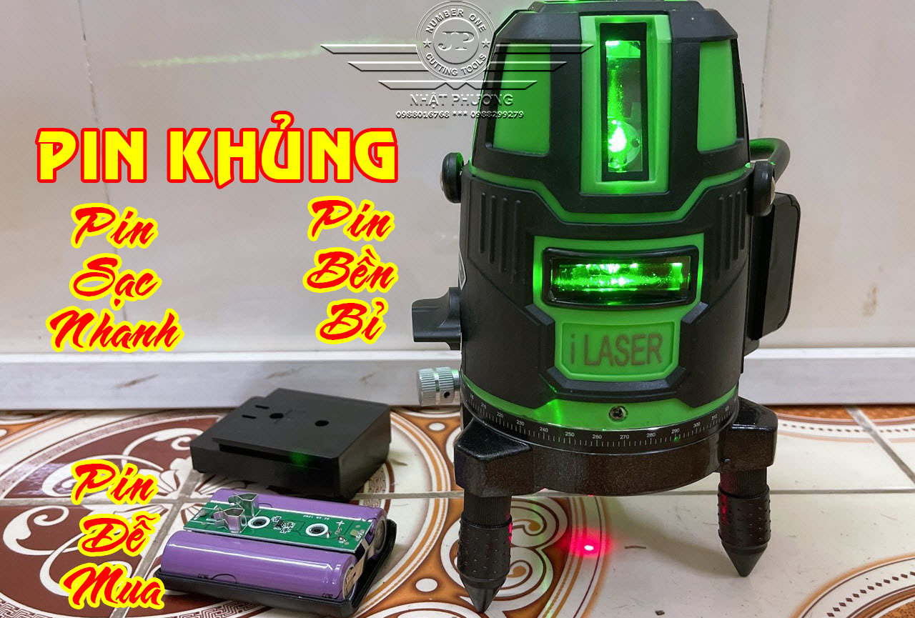 Máy Bắn Cốt Nền Laser 5 Tia Xanh Japan