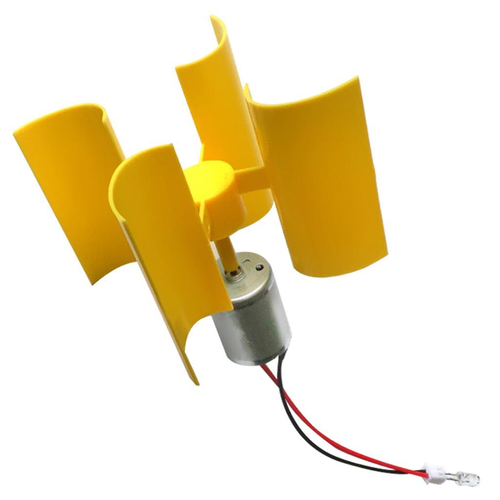 4-11pack Mini Wind Generator Wind Turbine Model Set Kits Teaching Tool