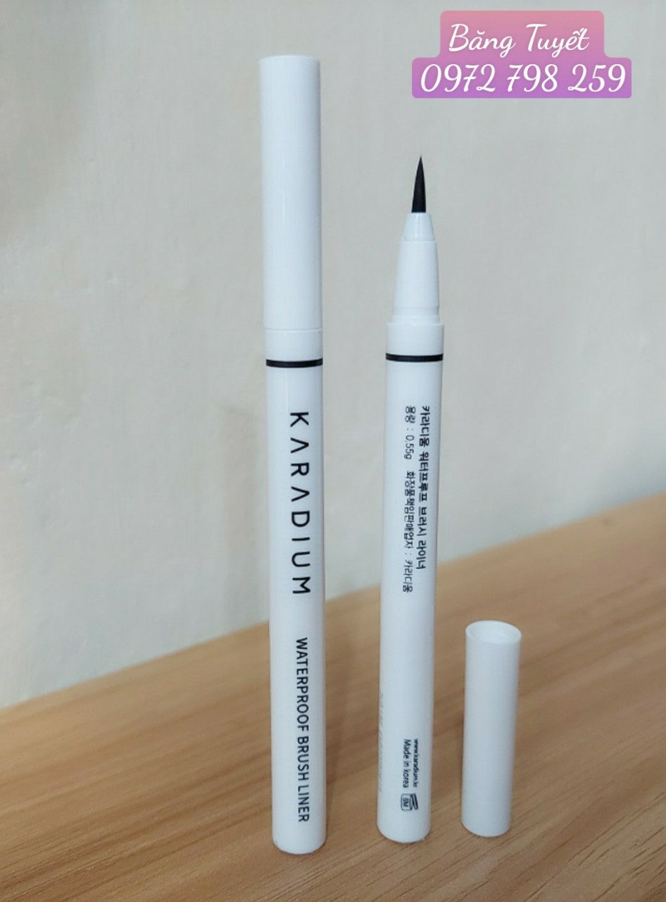 Bút dạ kẻ mắt Karadium WATERPROOF BRUSH LINER