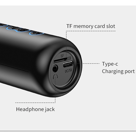 Micro Karaoke Bluetooth Cao Cấp Mitsunal 600 Tích Hợp Loa Bass Không Dây, Thiết kế giảm tiếng ồn tự động ba lớp, khôi phục âm thanh thực, trải nghiệm đẳng cấp karaoke, Hỗ Trợ Thẻ Nhớ, Cổng 3.5, Cổng sạc Type-C- Hàng Chính Hãng