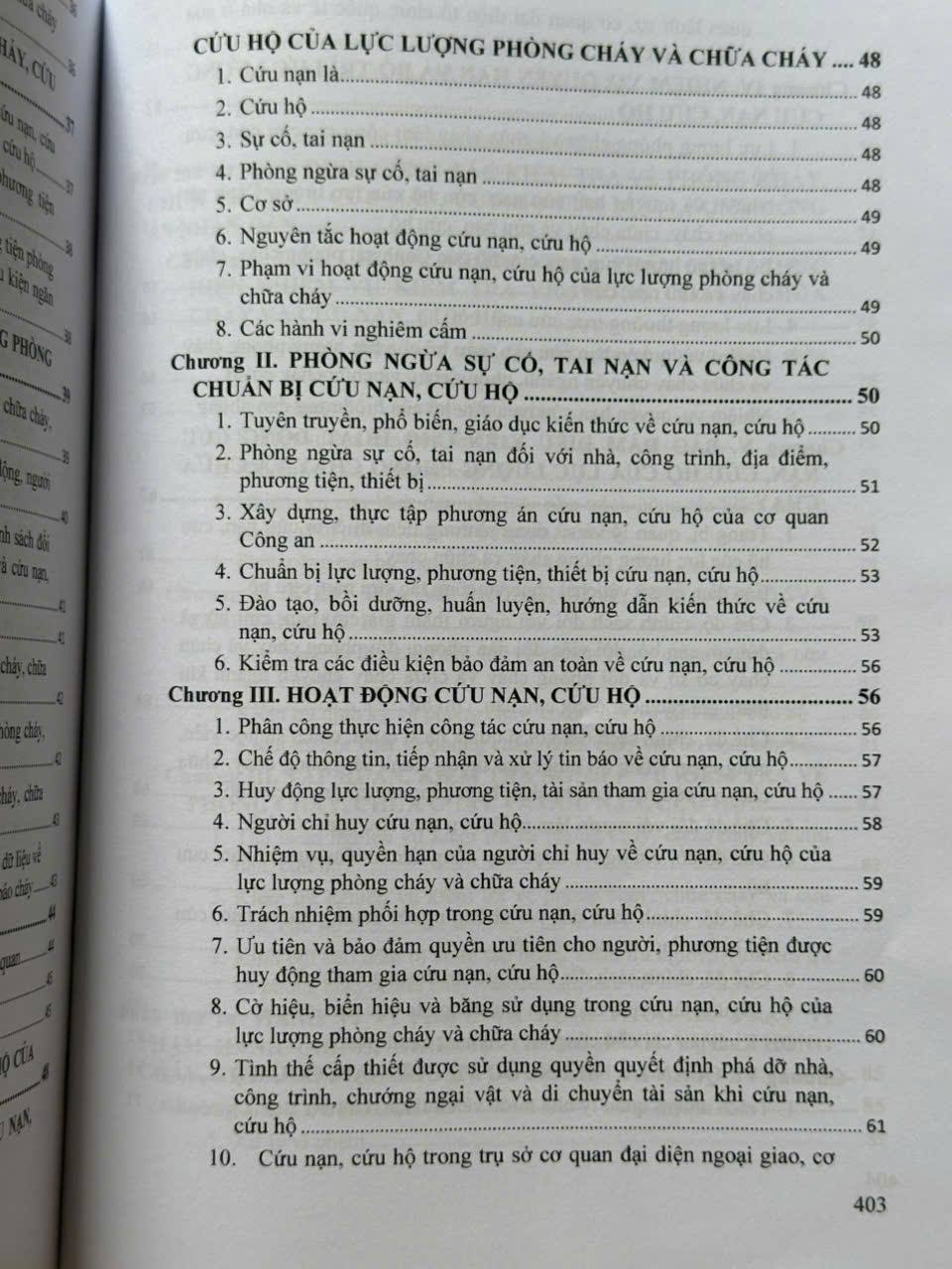 Sách Luật Phòng Cháy, Chữa Cháy Và Cứu Nạn Cứu Hộ - Quy Định Pháp Luật Về Công Tác Cứu Nạn, Cứu Hộ Của Lực Lượng Phòng Cháy Và Chữa Cháy (V2550T)